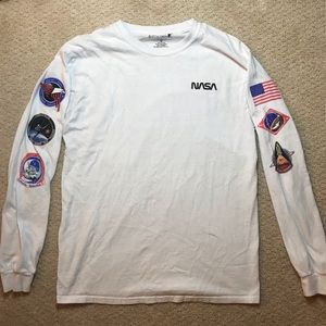 White NASA Long Sleeve